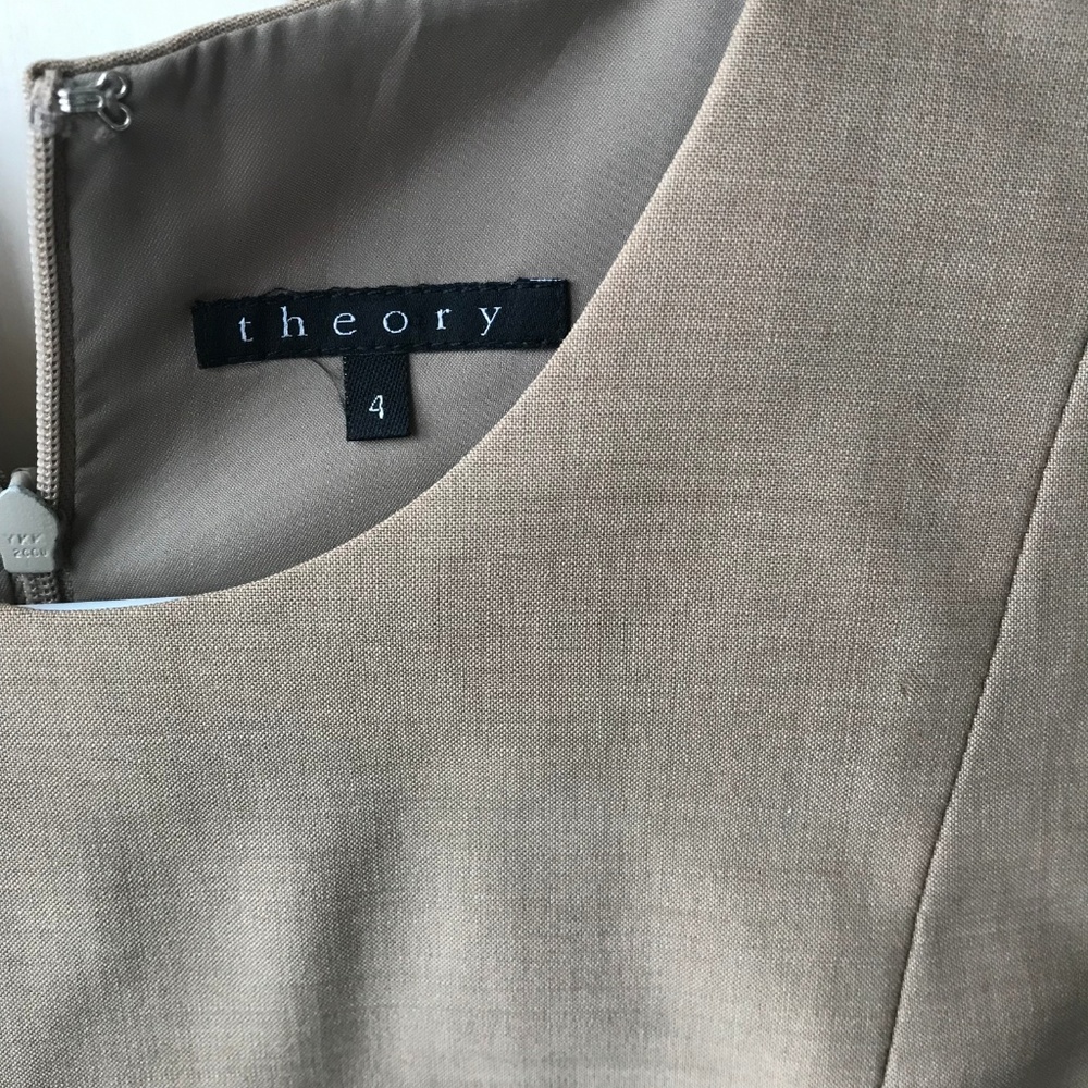 Theory Dress - size 4 - Camel - Picture 2 of 8
